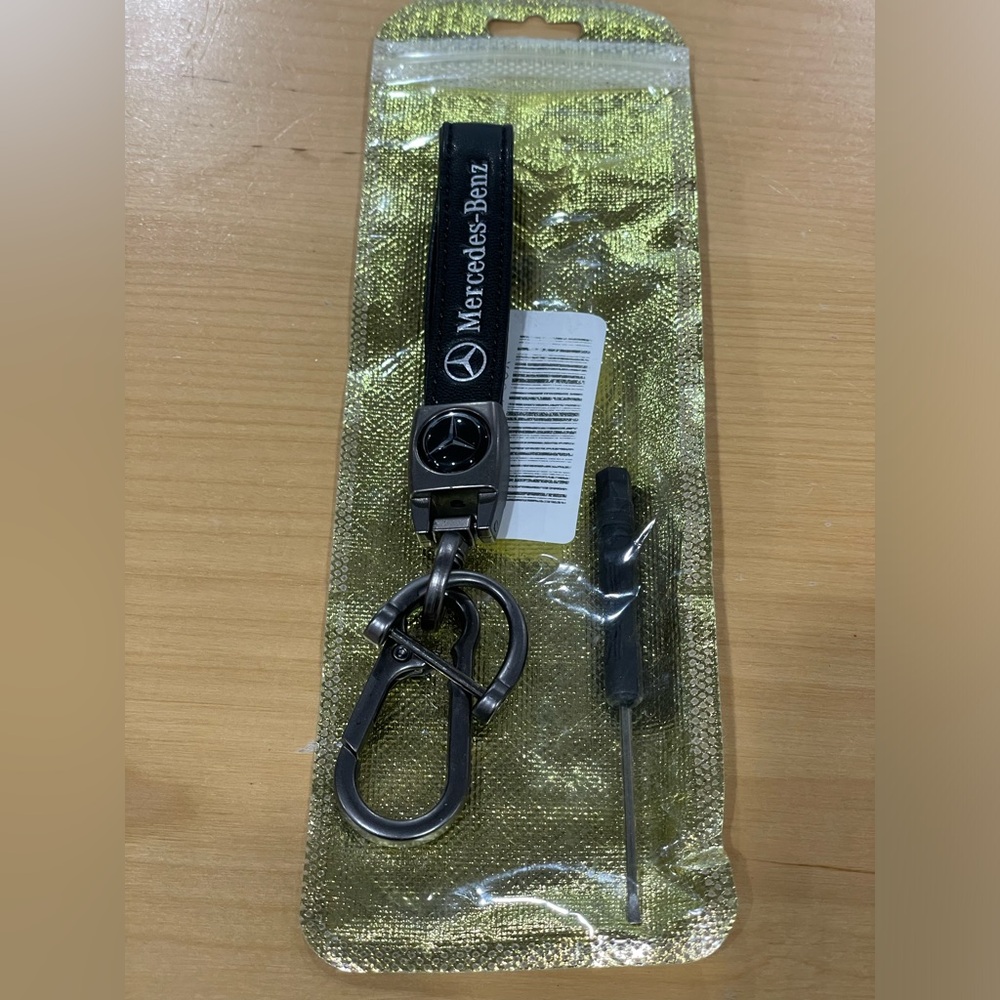 New Mercedes Benz leather keychain.